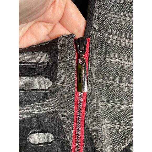 IC by Connie K Geometric Asymmetrical Tunic Jacket Artsy Lagenlook Size M - Picture 3 of 13